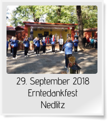 29. September 2018 Erntedankfest Nedlitz