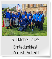 5. Oktober 2025 Erntedankfest  Zerbst (Anhalt)